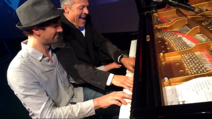 Joja Wendt & Joe Löhrmann bei der Festspielen in Eutin am Piano